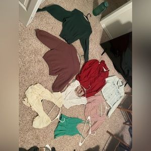 Women’s SMALL tops from forever 21 & target